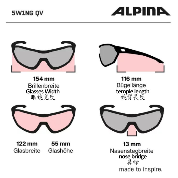 ALPINA 5W1NG QV Sport Sunglasses