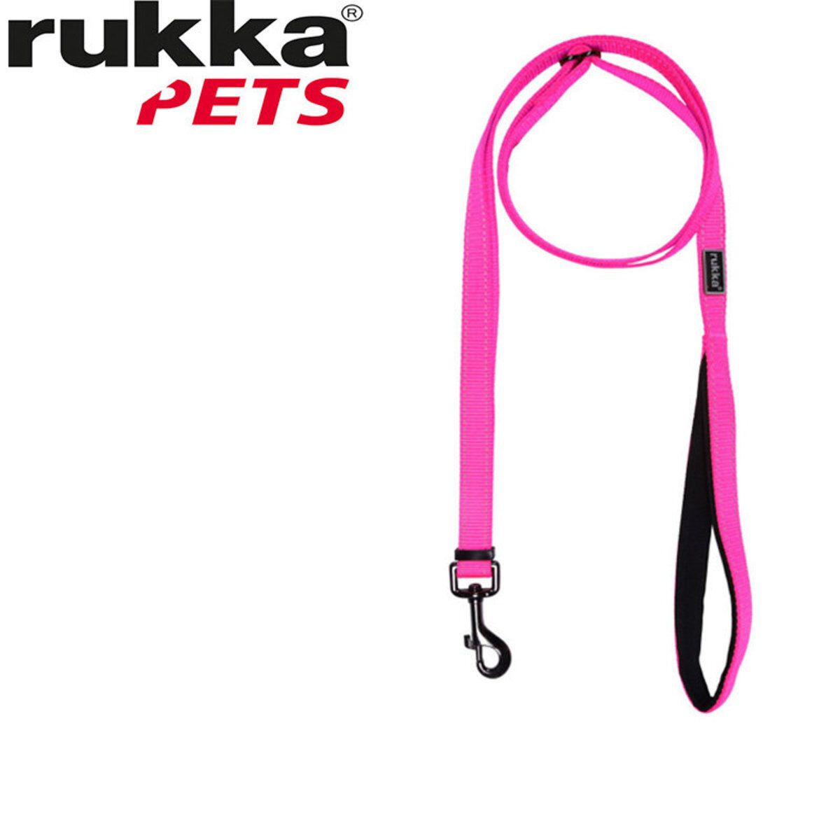 Rukka Pets Bliss 可调节萤光色宠物牵引绳