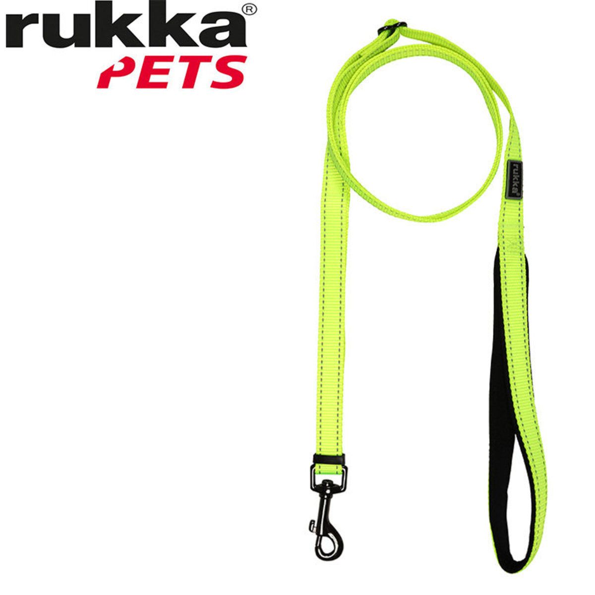 Rukka Pets Bliss 可调节萤光色宠物牵引绳