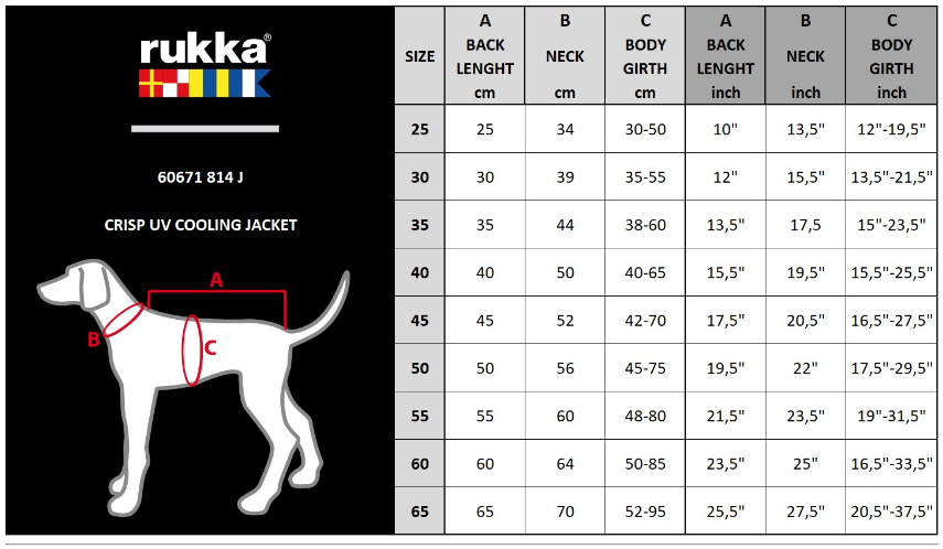 Rukka Pets Crisp 散热 UV 外套 UPF +50 杏黄色
