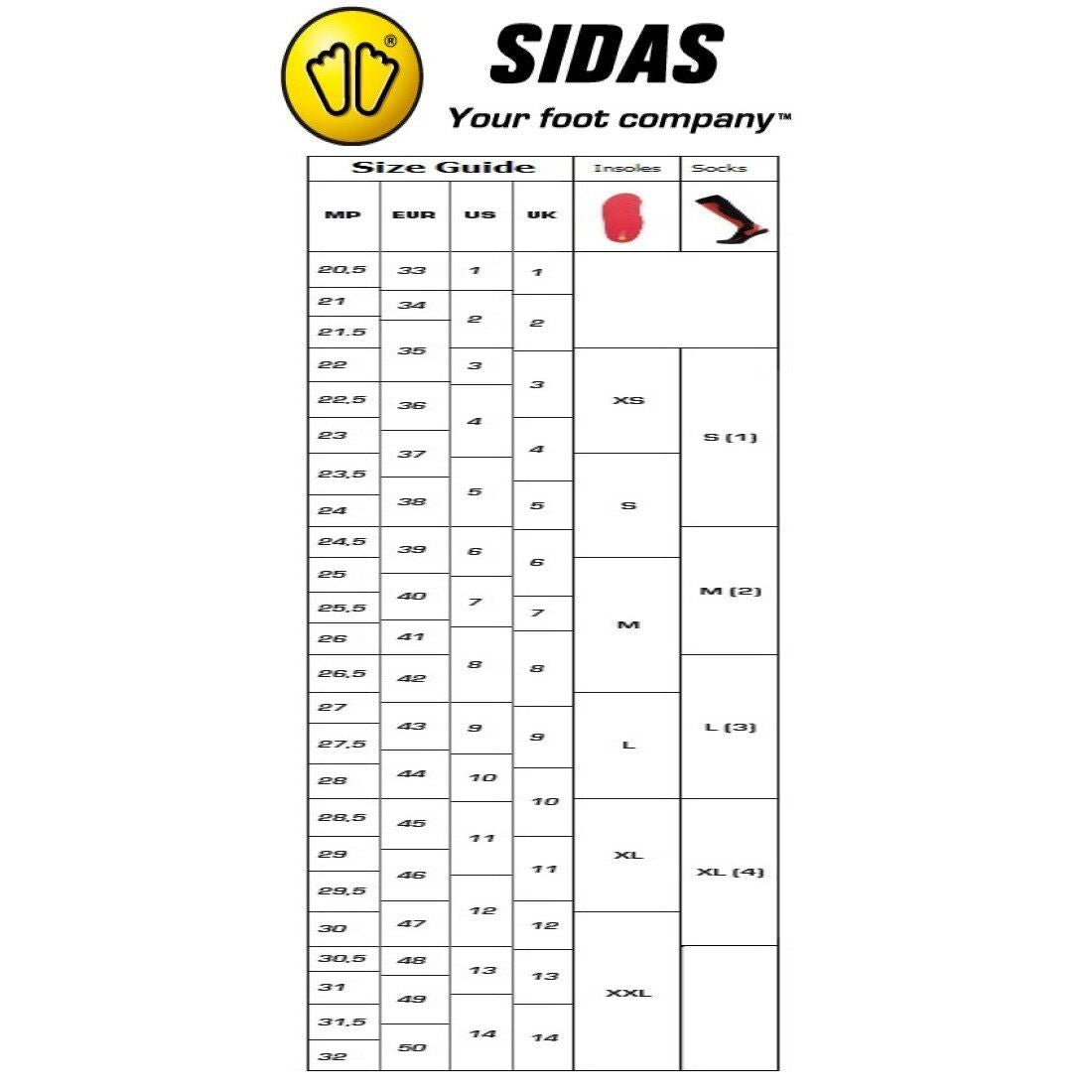 Sidas 3 Feet Mid Arch Multi-Activities Socks