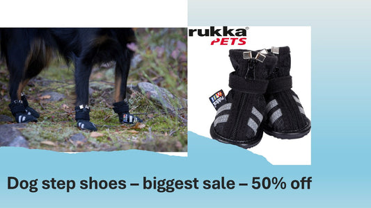 Dog step shoes – biggest sale – 50% off !         WOW 狗狗鞋 -  半價!