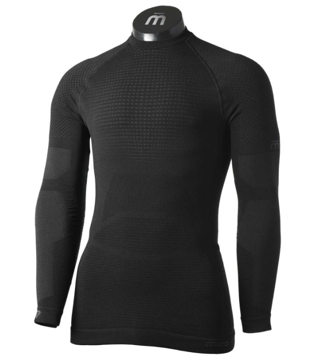 Mico Man Long Sleeves Round Neck Shirt Super Thermo Primaloft Skintech