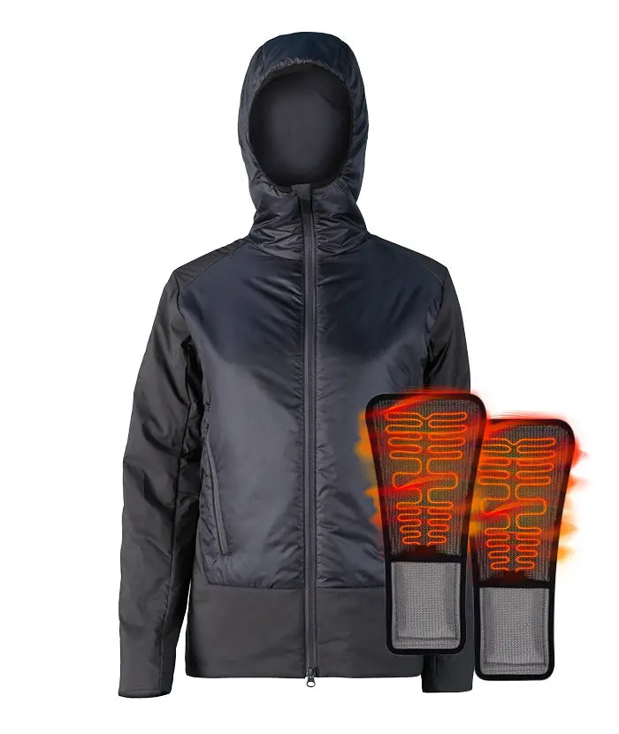 Lenz Heat Jacket PrimaLoft Women + Lithium Pack rcB 2000 (USB-C) Set