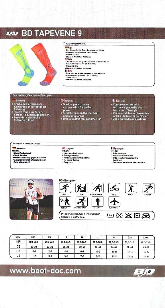 Bootdoc TAPEVENE PFI 90 Socks