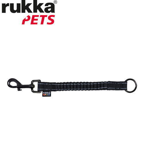 Rukka Pets Bliss 抗震牽引繩延長 黑色