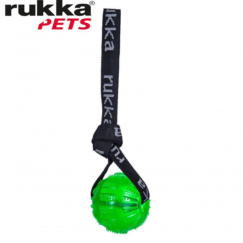 Rukka Pets Gel Ball with Handle Green