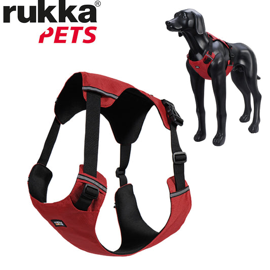 Rukka Pets 健行束衣束帶 紅色 