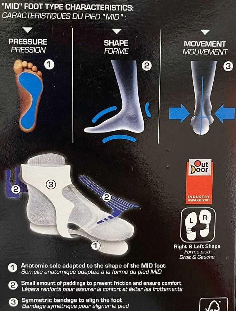 Sidas 3 Feet Mid Arch Multi-Activities Socks