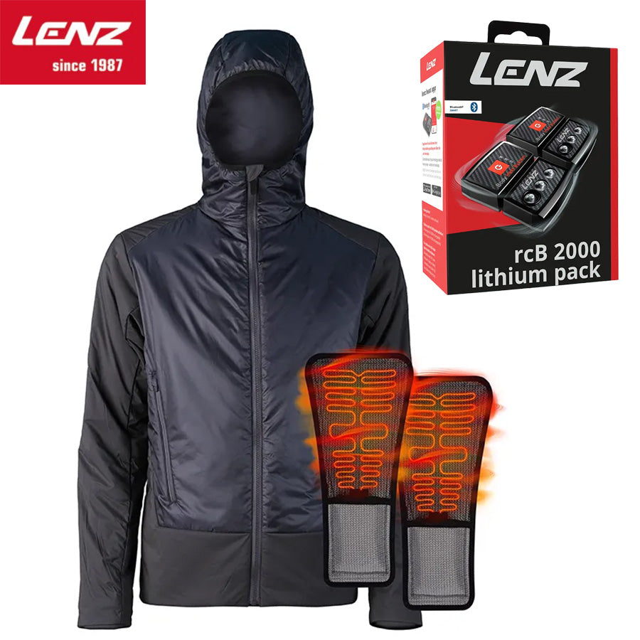 Lenz Heat Jacket PrimaLoft Men + Lithium Pack rcB 2000 (USB-C) Set ...