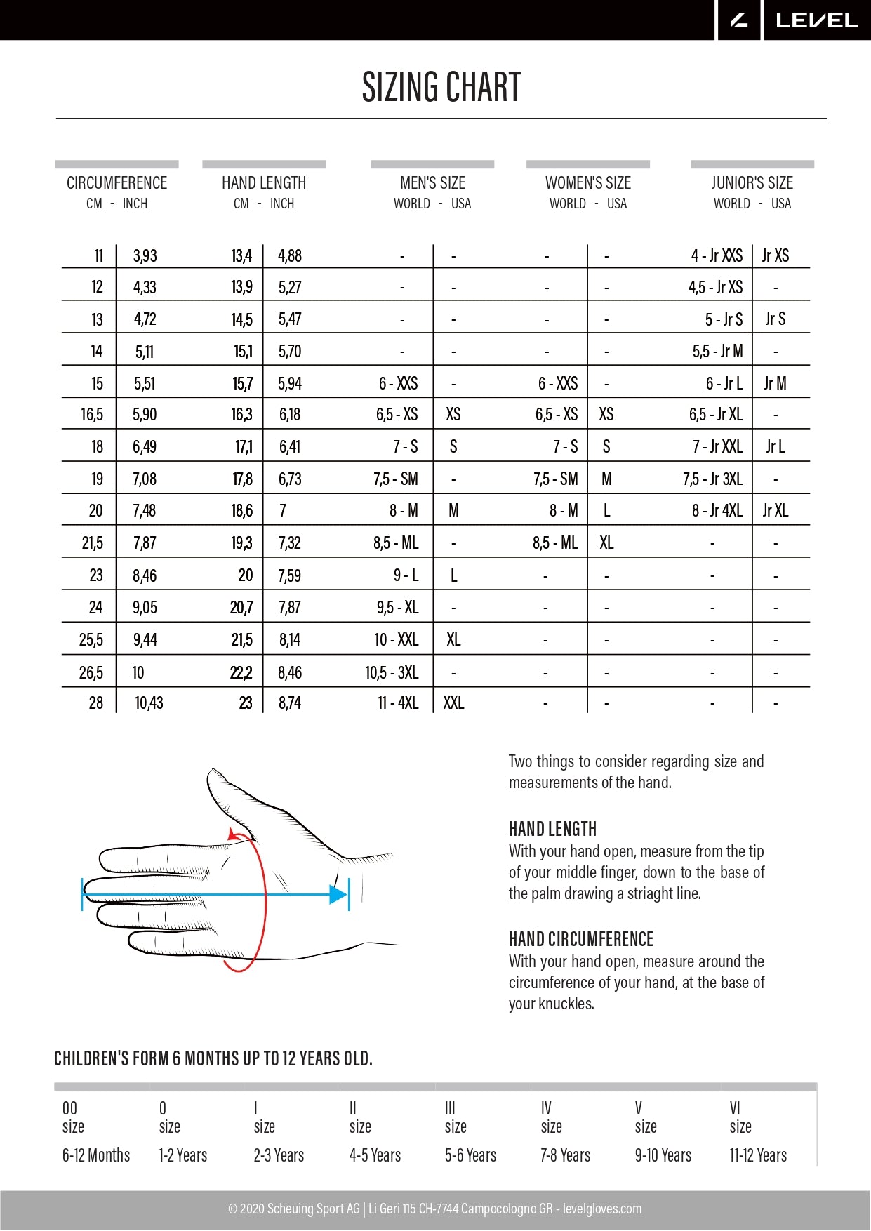 Level Gloves Alpine 滑雪手套