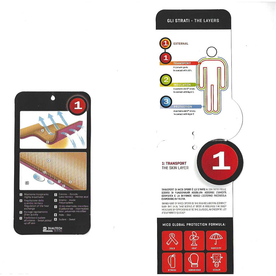 Mico 長袖半高拉鍊上衣