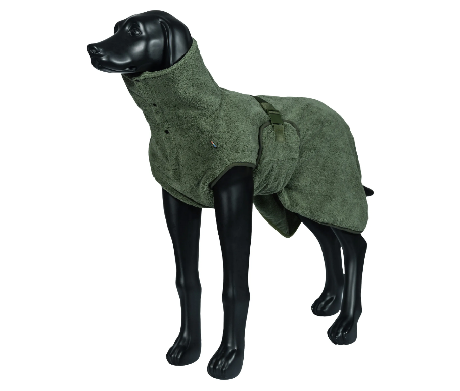 Rukka Pets Medea Eco Bathrobe Green