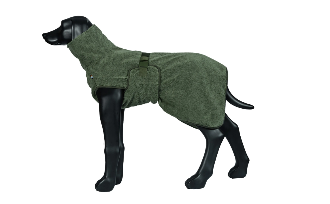 Rukka Pets Medea Eco Bathrobe Green