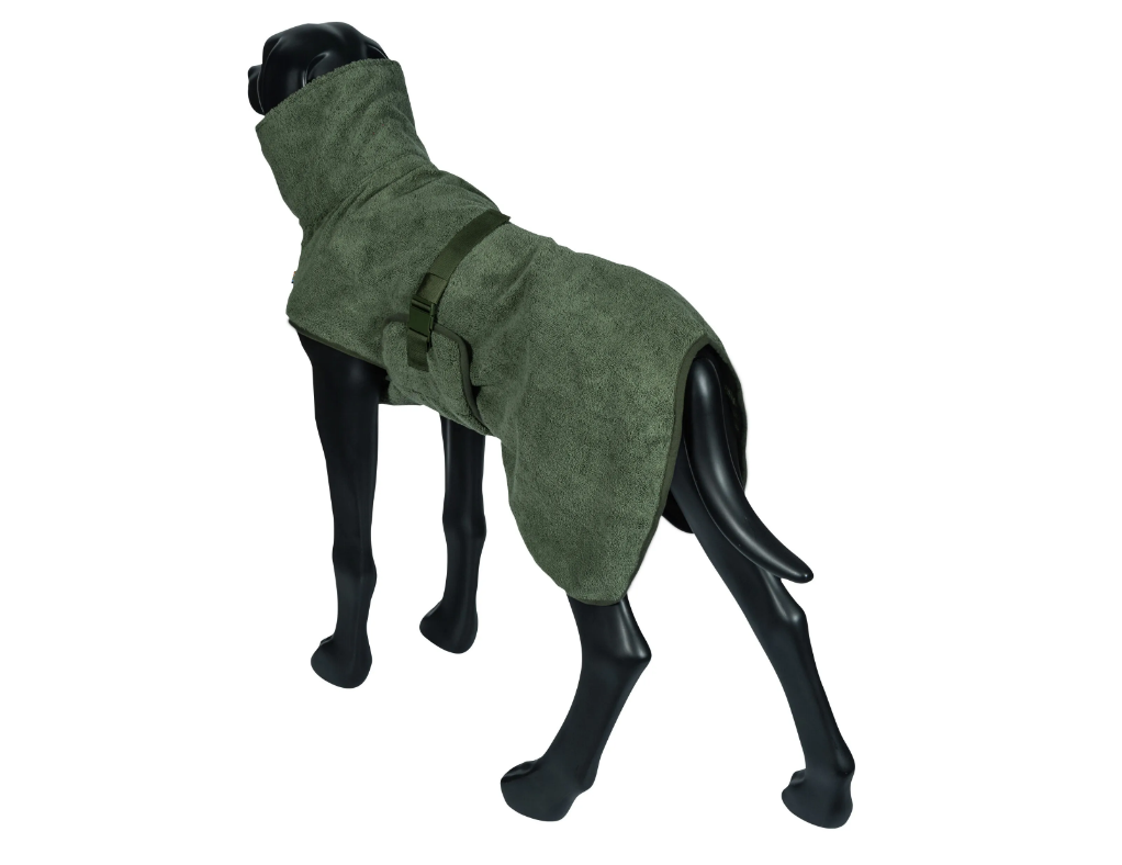 Rukka Pets Medea Eco Bathrobe Green