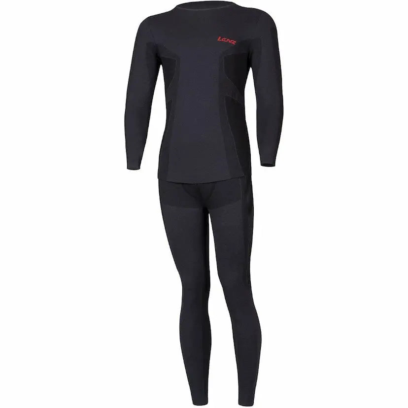 LENZ - Merino Wool Thermal Set Men Performance Baselayer (Round Neck/Long Pants) (Random packaging)