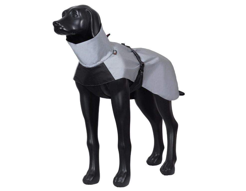 Rukka Pets Shine Raincoat Refl Gray