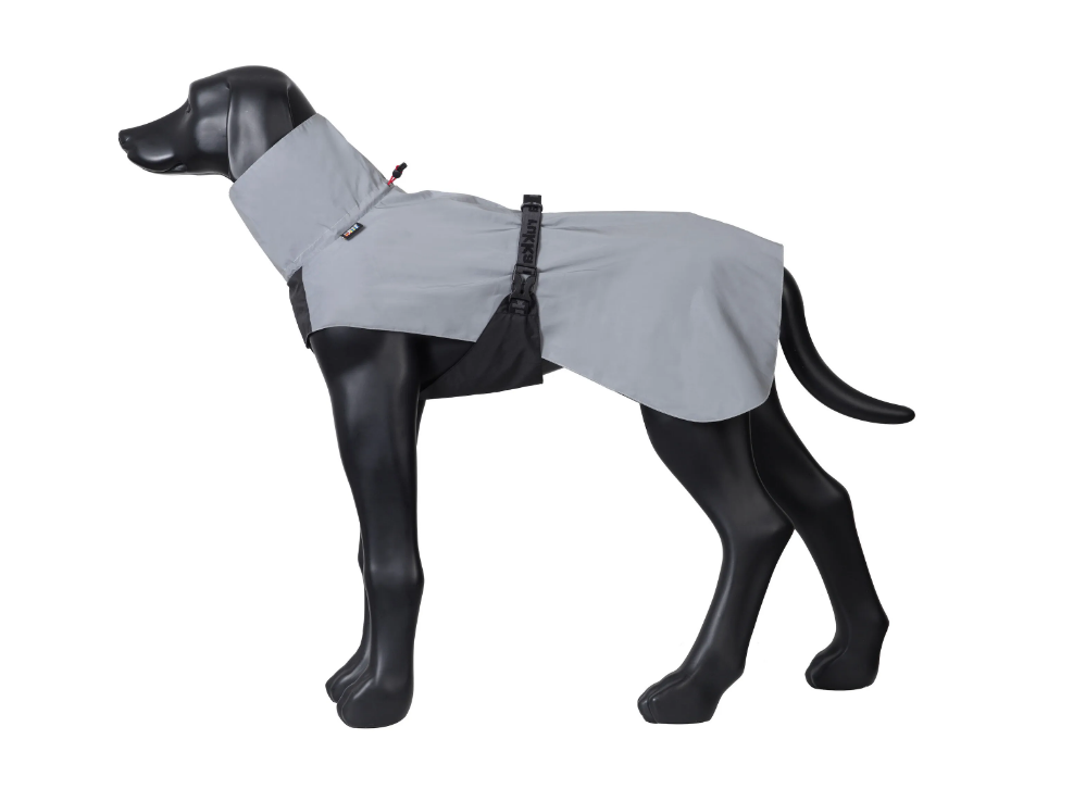 Rukka Pets Shine Raincoat Refl Gray