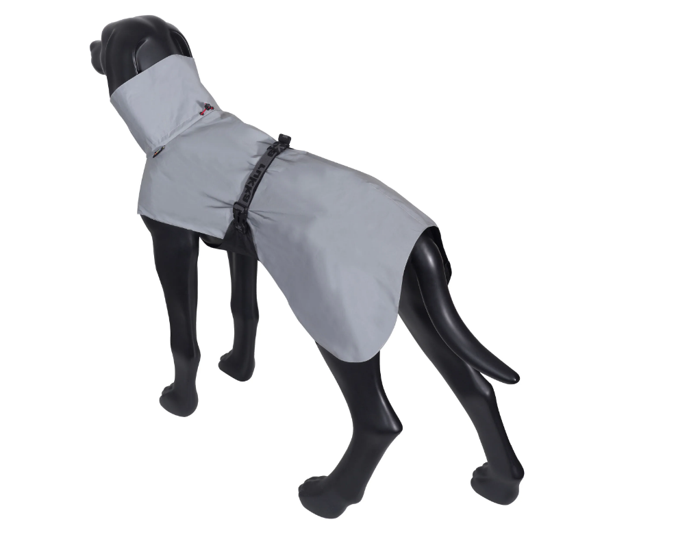 Rukka Pets Shine Raincoat Refl Gray