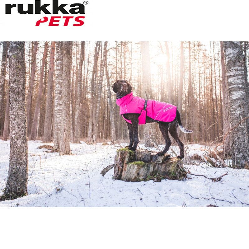 Rukka Pets Warmup Coat Hot Pink