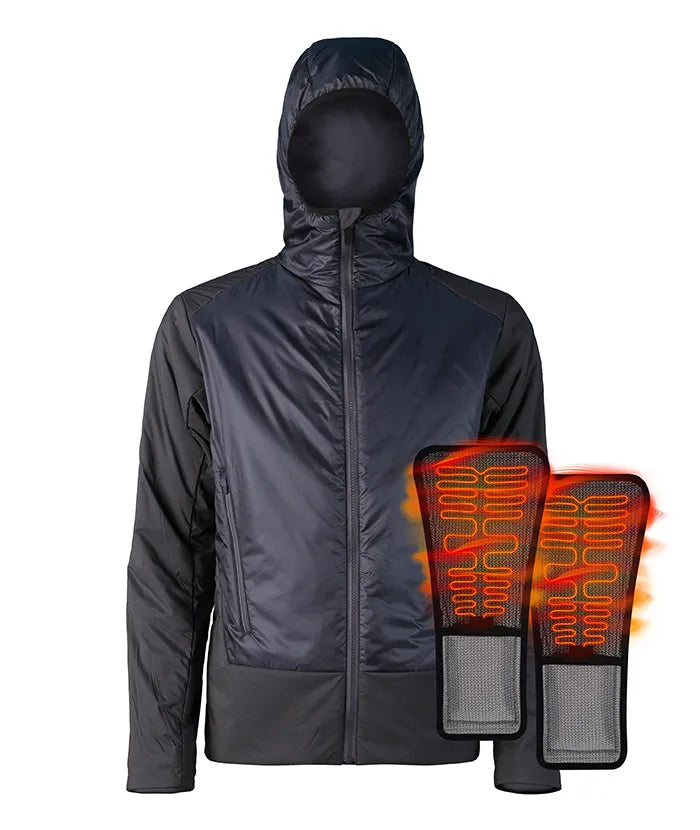 Lenz Heat Jacket PrimaLoft Men + Lithium Pack rcB 2000 (USB-C) Set