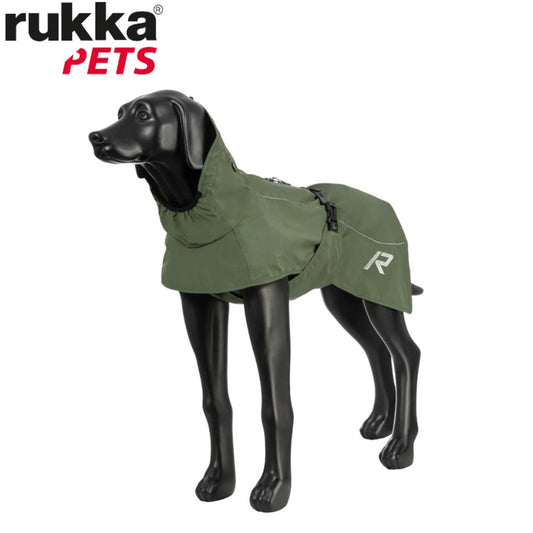 Rukka Pets Sky Raincoat Green