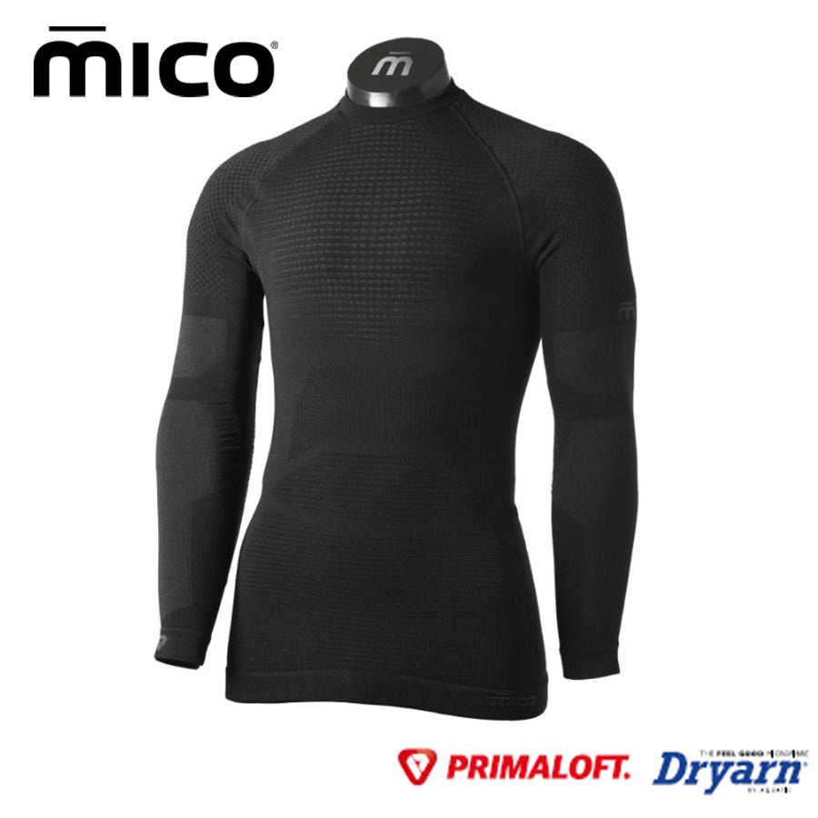 Mico Man Long Sleeves Round Neck Shirt Super Thermo Primaloft Skintech