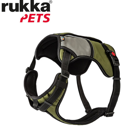 Rukka Pets Mission Harness Green