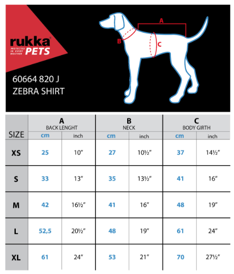 Rukka Pets 斑马恤